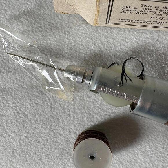 Vintage C.A. Myers Sewing Awl Kit Lock Stitch Leather Tool w Box & Manual - Picture 6 of 8